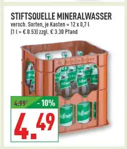 Marktkauf Stiftsquelle mineralwasser Angebot