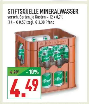 Marktkauf Stiftsquelle mineralwasser Angebot