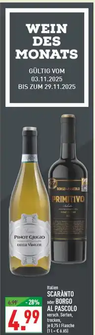 Marktkauf Scarànto pinot grigio delle venezie Angebot