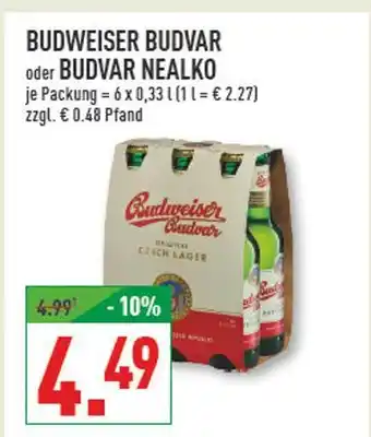 Marktkauf Budweiser budvar original czech lager Angebot