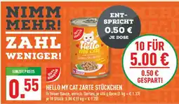 Marktkauf Gut & günstig hello my cat zarte stückchen Angebot