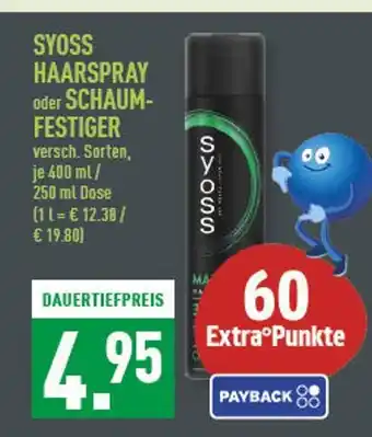 Marktkauf Syoss haarspray oder schaumfestiger Angebot