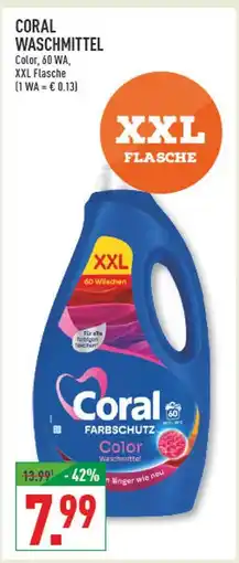 Marktkauf Coral waschmittel color Angebot