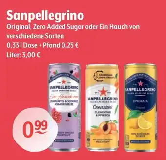 Getränke Hoffmann Sanpellegrino Original Angebot