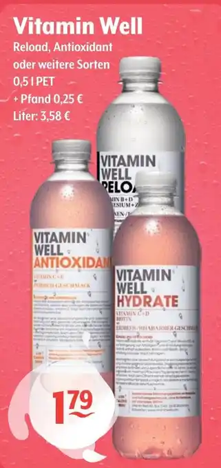 Getränke Hoffmann Vitamin Well Reload, Antioxidant Angebot