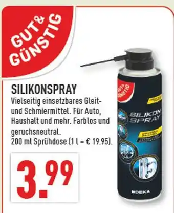 Marktkauf Gut & günstig silikonspray Angebot