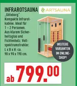 Marktkauf Artsauna göteborg kompakte infrarotkabine Angebot