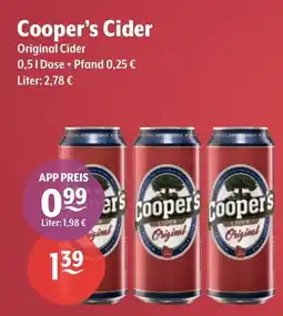 Getränke Hoffmann Cooper's Cider Original Cider Angebot