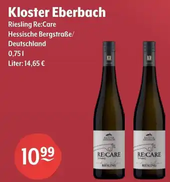 Getränke Hoffmann Kloster Eberbach Riesling Re:Care Angebot
