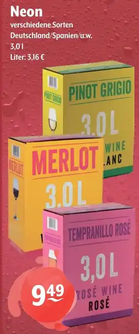 Getränke Hoffmann Neon Weine Angebot