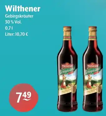 Getränke Hoffmann Wilthener Gebirgskräuter Angebot