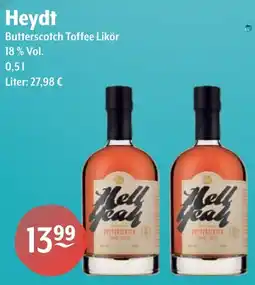 Getränke Hoffmann Heydt Butterscotch Toffee Likör Angebot