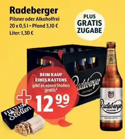 Getränke Hoffmann Radeberger Pilsner oder Alkoholfrei Angebot