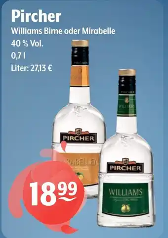 Getränke Hoffmann Pircher Williams Birne oder Mirabelle Angebot