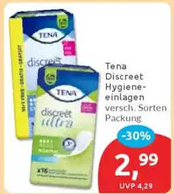 Budni Tena Discreet Hygiene- einlagen Angebot