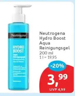 Budni Neutrogena Hydro Boost Aqua Reinigungsgel Angebot