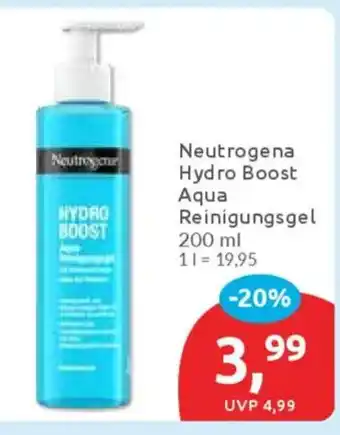 Budni Neutrogena Hydro Boost Aqua Reinigungsgel Angebot