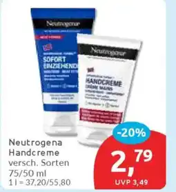 Budni Neutrogena Handcreme Angebot