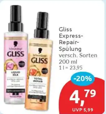 Budni Gliss Express- Repair- Spülung Angebot