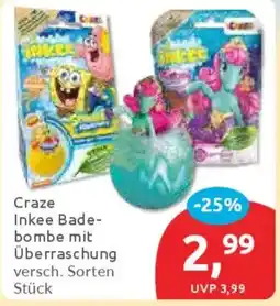 Budni Craze Inkee Badebombe mit Überraschung Angebot