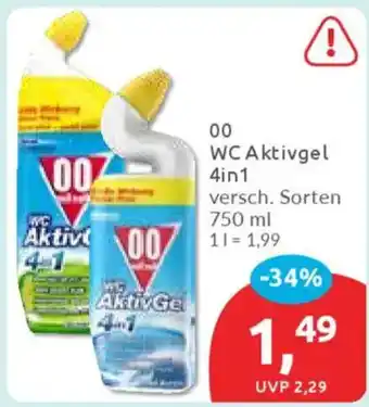Budni 00 WC Aktivgel 4in1 Angebot