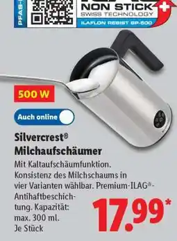 Lidl SILVERCREST Milchaufschäumer Angebot
