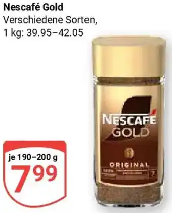 Globus Nescafé Gold Angebot