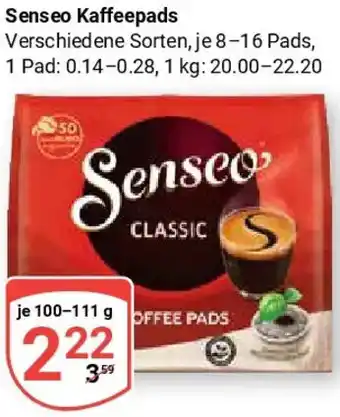 Globus Senseo Kaffeepads Angebot