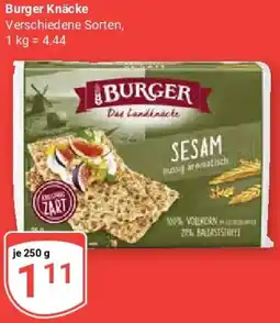 Globus Burger Knäcke Angebot