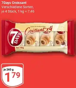 Globus 7Days Croissant Angebot