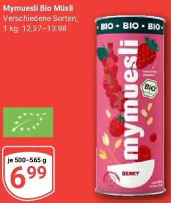 Globus Mymuesli Bio Müsli Angebot
