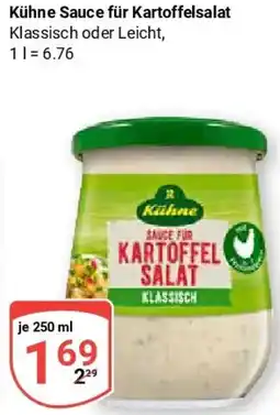 Globus Kühne Sauce für Kartoffelsalat Angebot