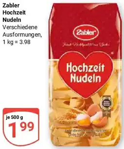 Globus Zabler Hochzeit Nudeln Angebot