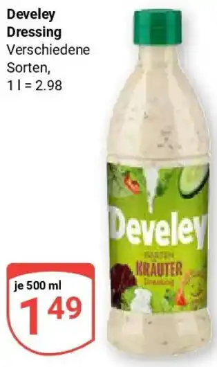 Globus Develey Dressing Angebot