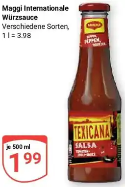 Globus Maggi Internationale Würzsauce Angebot