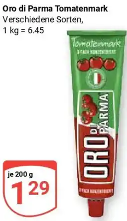 Globus Oro di Parma Tomatenmark Angebot