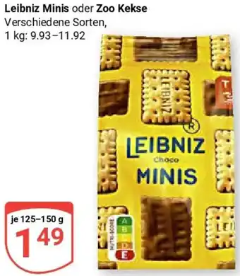 Globus Leibniz Minis oder Zoo Kekse Angebot