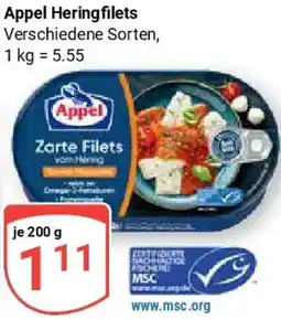 Globus Appel Heringfilets Angebot