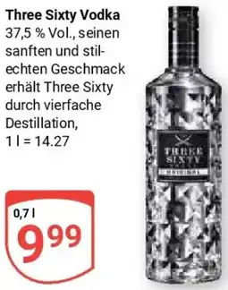 Globus Three Sixty Vodka Angebot