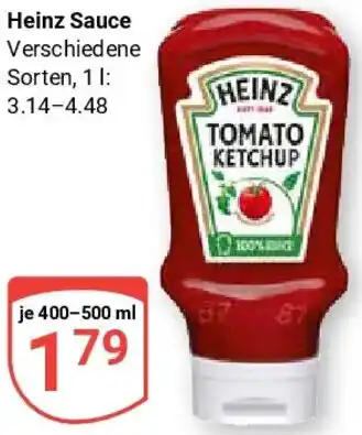 Globus Heinz Sauce Angebot