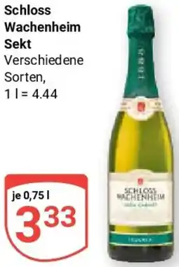 Globus Schloss Wachenheim Sekt Angebot