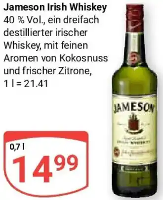 Globus Jameson Irish Whiskey Angebot
