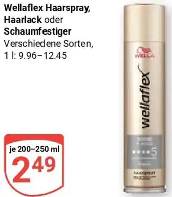 Globus Wellaflex Haarspray, Haarlack oder Schaumfestiger Angebot