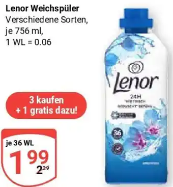Globus Lenor Weichspüler Angebot