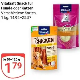 Globus Vitakraft Snack für Hunde oder Katzen Angebot