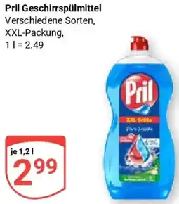 Globus Pril Geschirrspülmittel Angebot