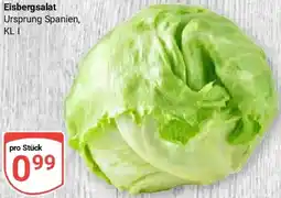 Globus Eisbergsalat Angebot