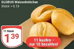 Globus GLOBUS Weizenbrötchen Angebot