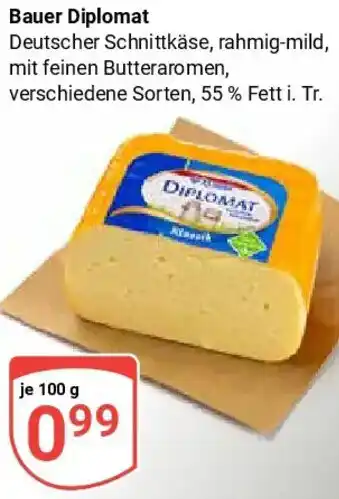 Globus Bauer Diplomat Angebot