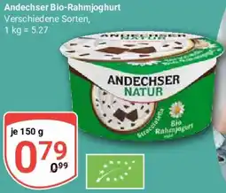 Globus Andechser Bio-Rahmjoghurt Angebot